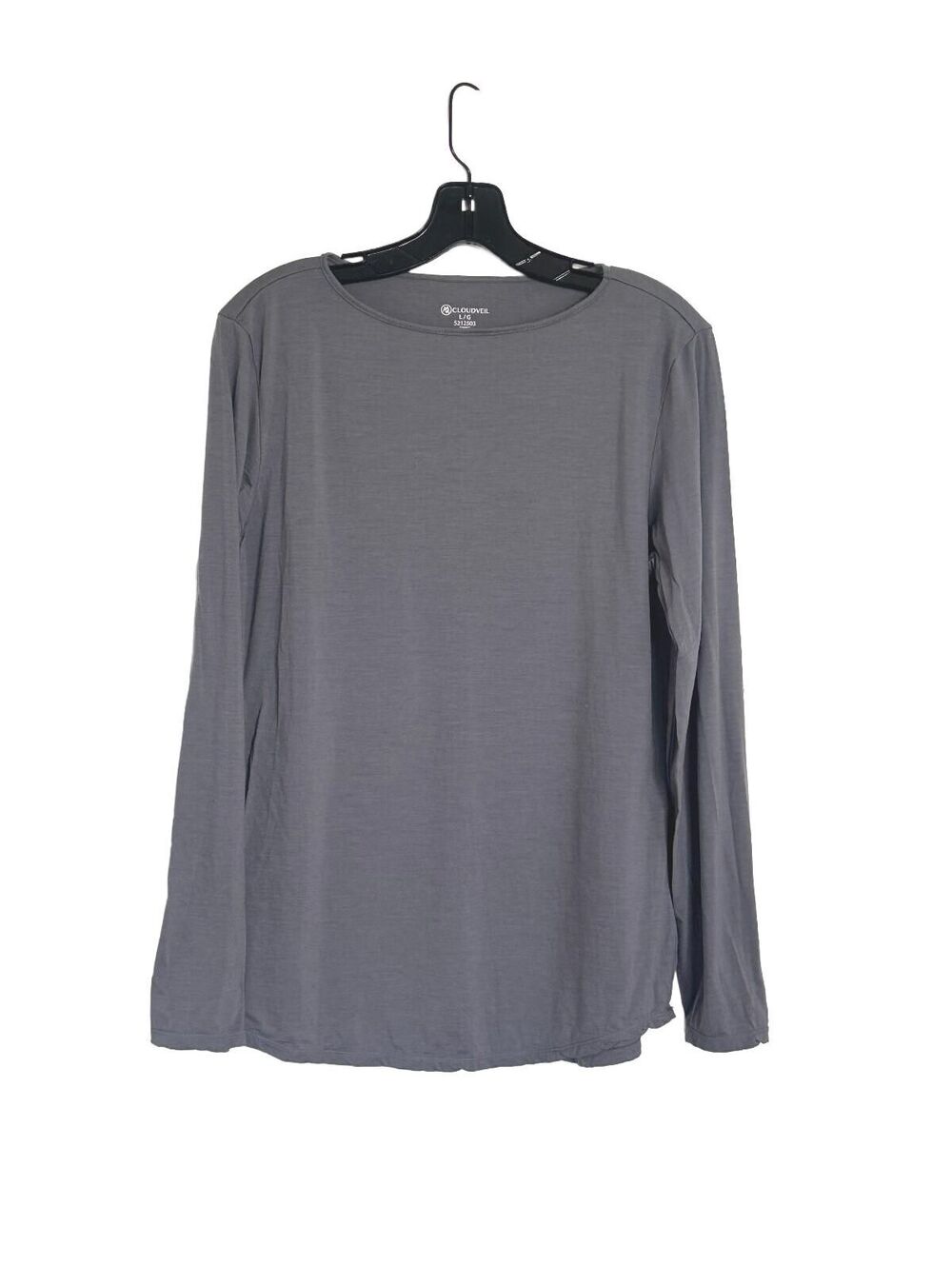 Cloudveil Women’s Gray Merino Wool Blend Long Sleeve Base Layer Top Canada - L